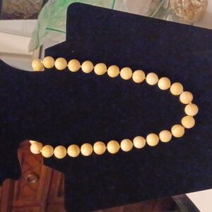 VINTAGE 1900 - 1920S, BALAMUT BEADED NECKLACE, 16.5  INCHES.